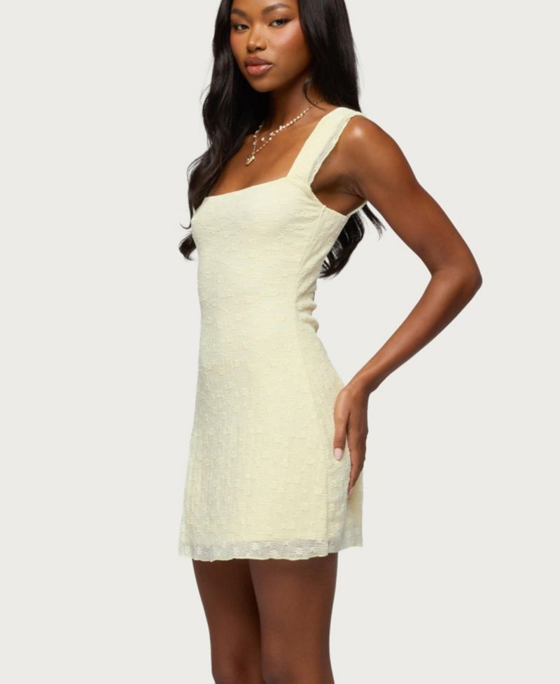 Women's Nairobia Textured Mesh Mini Dress