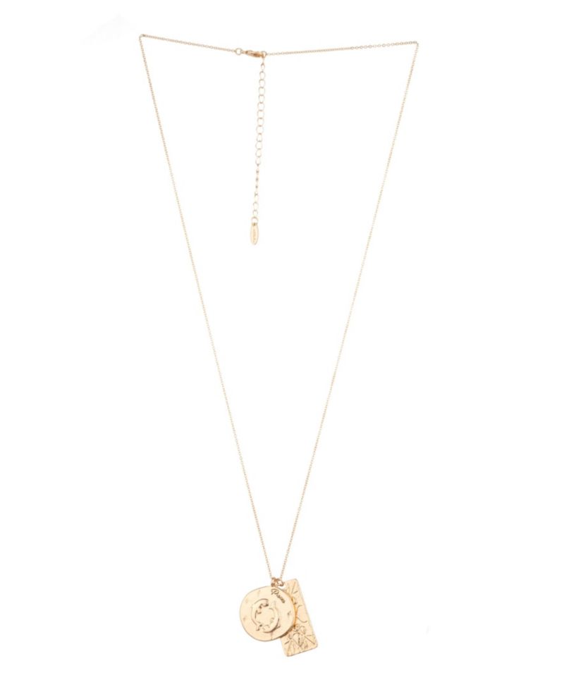Women's Zodiac Double Charm Necklace