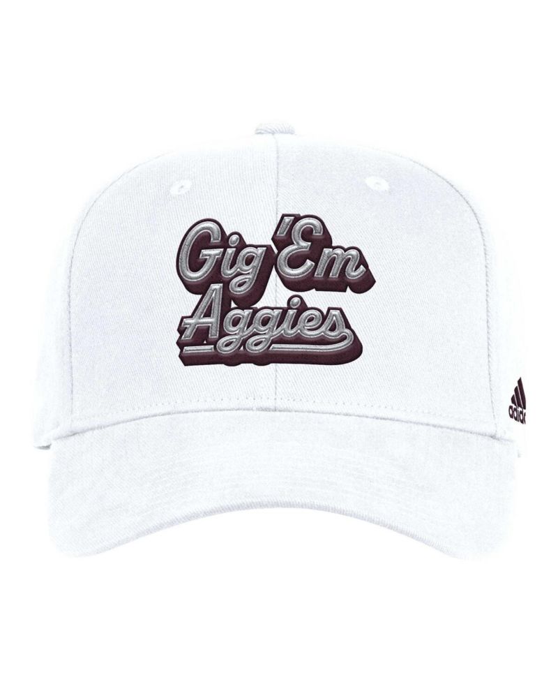 Men's White Texas A&M Aggies Chant Flex Hat
