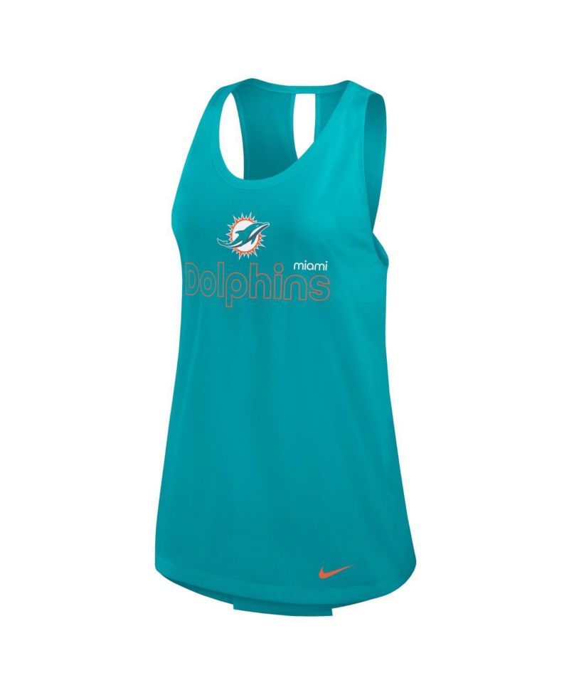 Women's Aqua Miami Dolphins Performance Tank Top