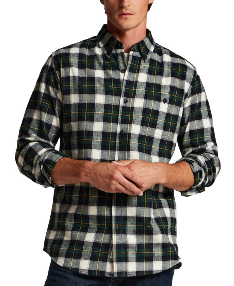 Men's Plaid Flannel Regular-Fit Shirt