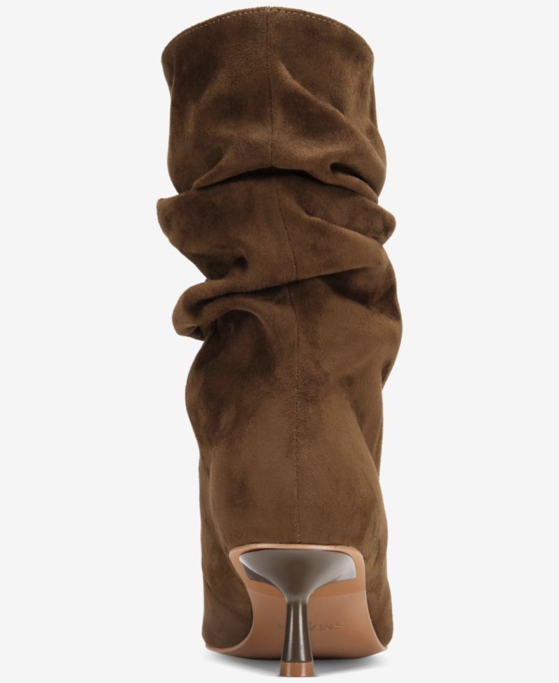 Women's Nyla Slouch Heeled Dress Booties - Extended Sizes Available