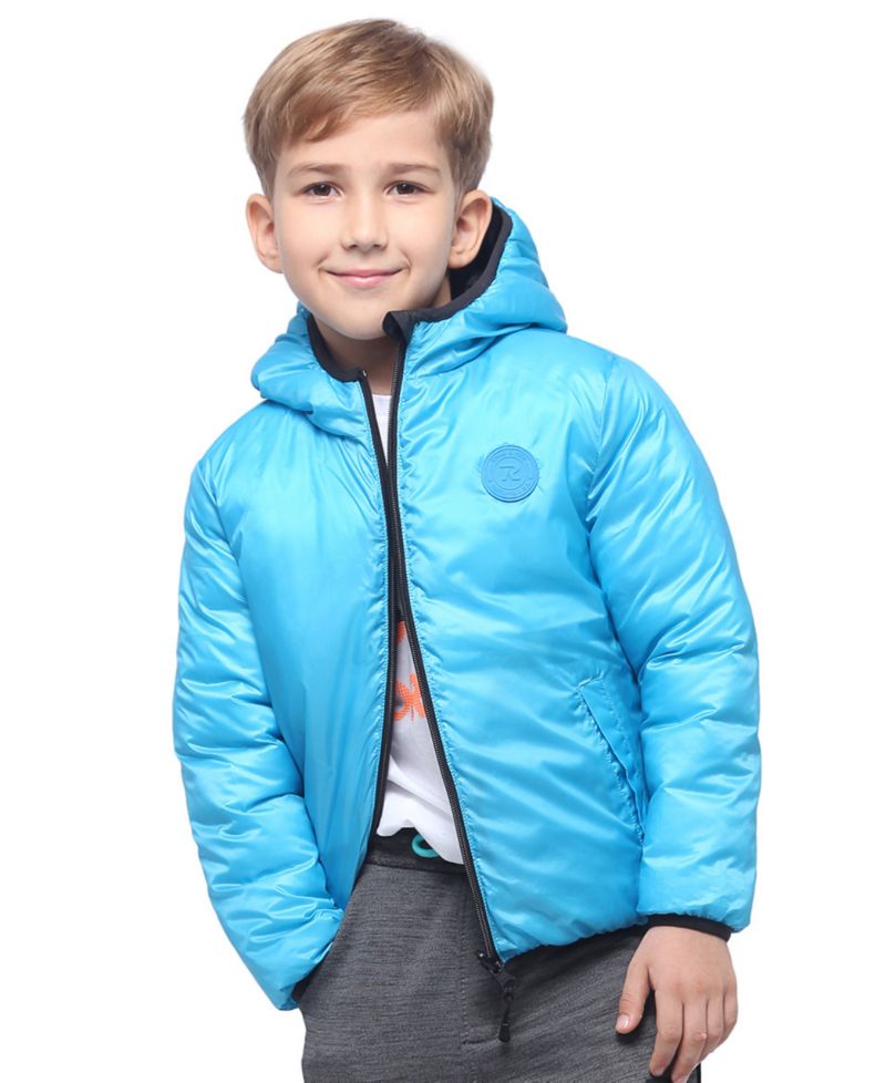 Little and Big Boys' Reversible Lightweight Puffer Jacket