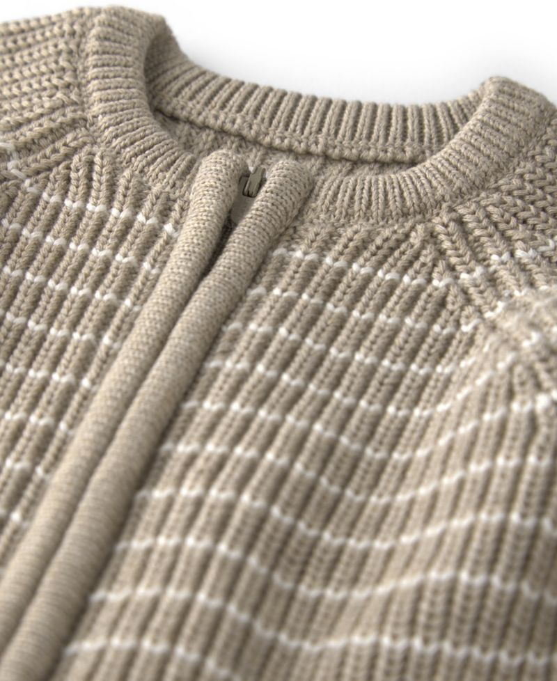 Baby Boys' and Girls' Long-Sleeve Sweater-Knit Jumpsuit