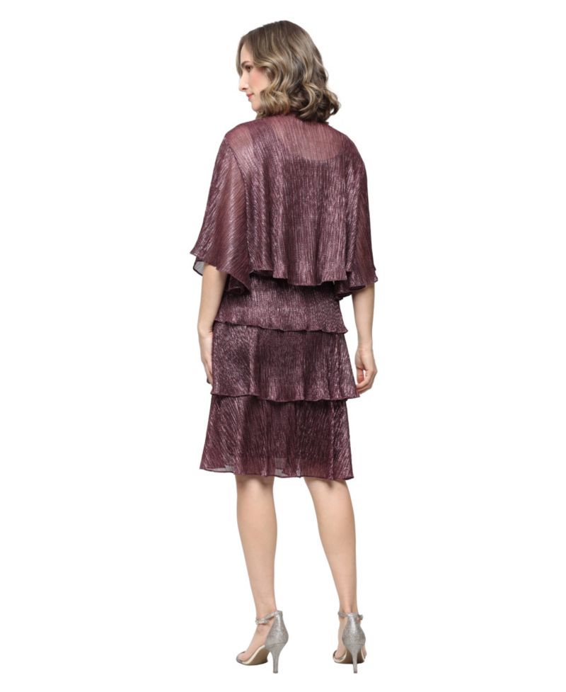 Women's Embellished Crewneck Jacket Dress