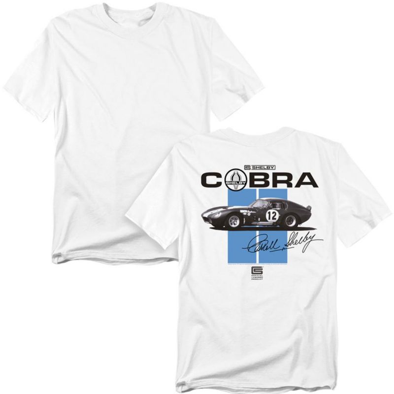 Men's Shelby Cobra Racing Stripes Back T-Shirt