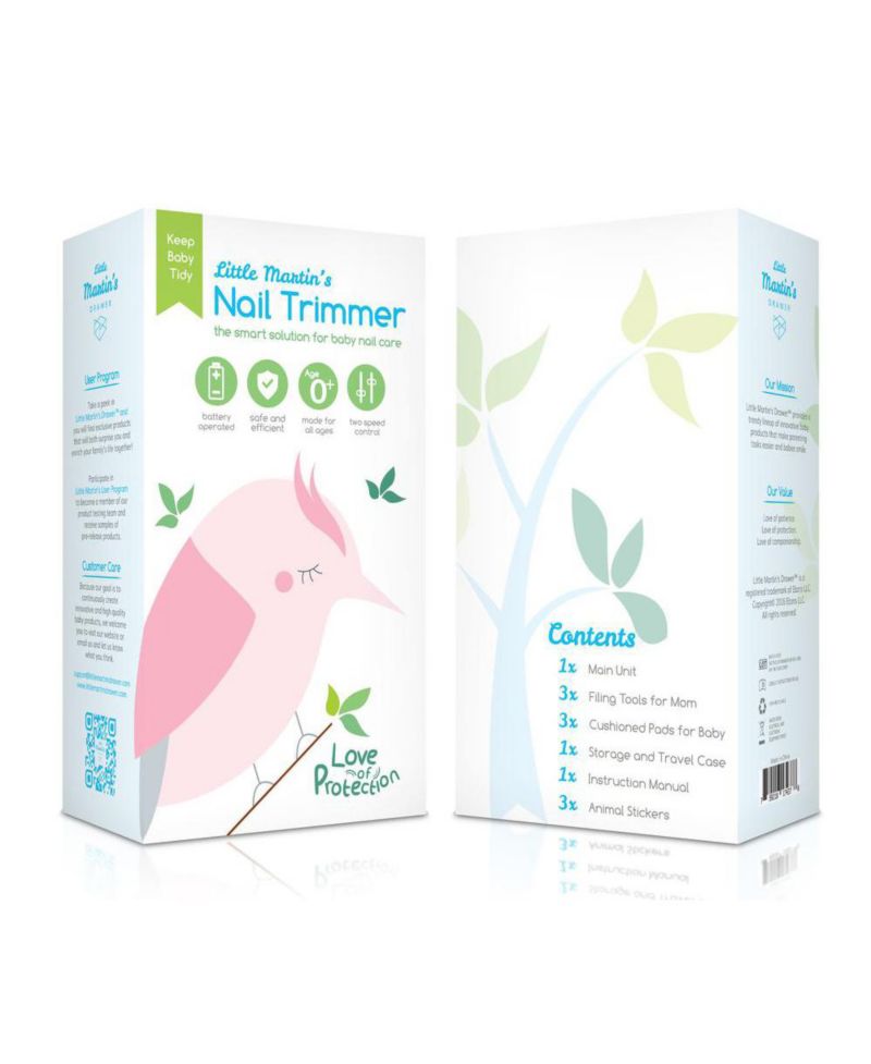 Little Martin's Baby Electric Nail Trimmer with Light