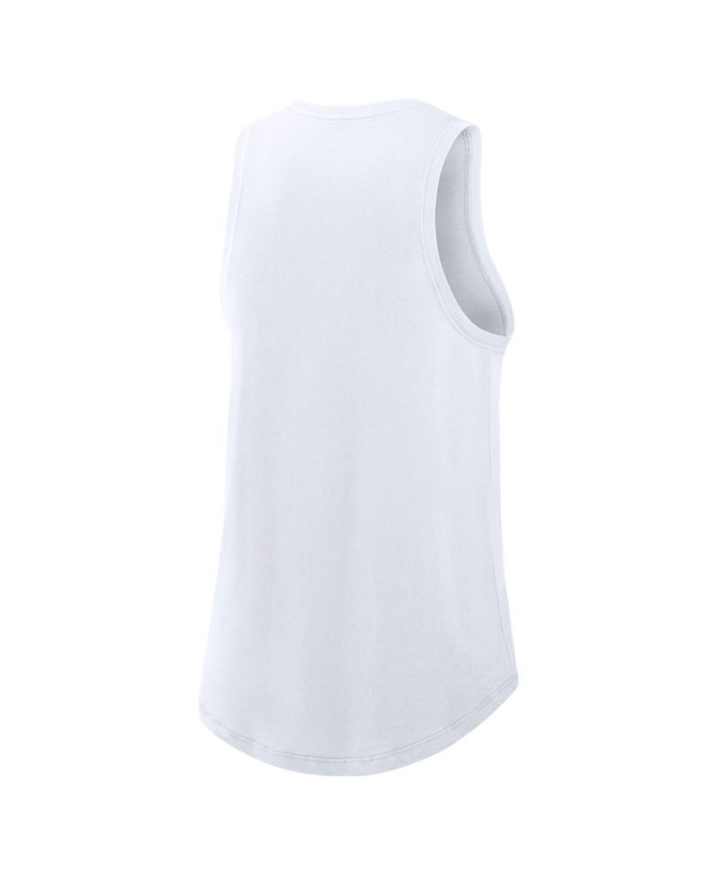 Women's White San Francisco Giants 2025 City Connect Tri-Code High Neck Performance Tank Top