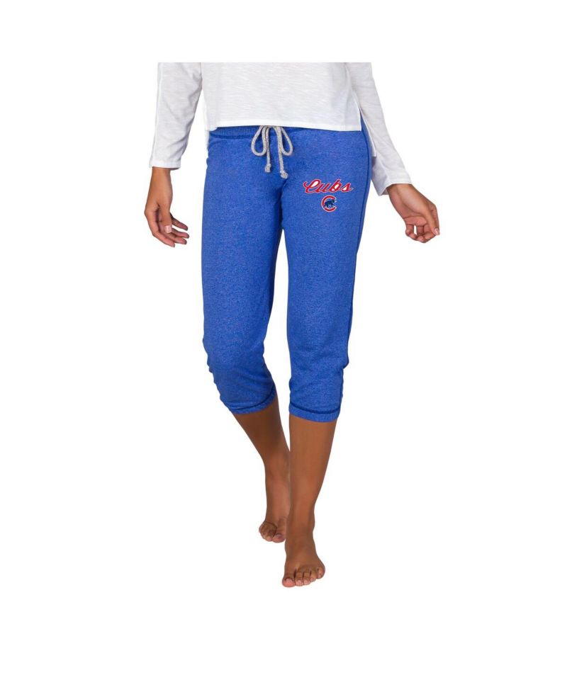 Women's Royal Chicago Cubs Quest Knit Capri Pants