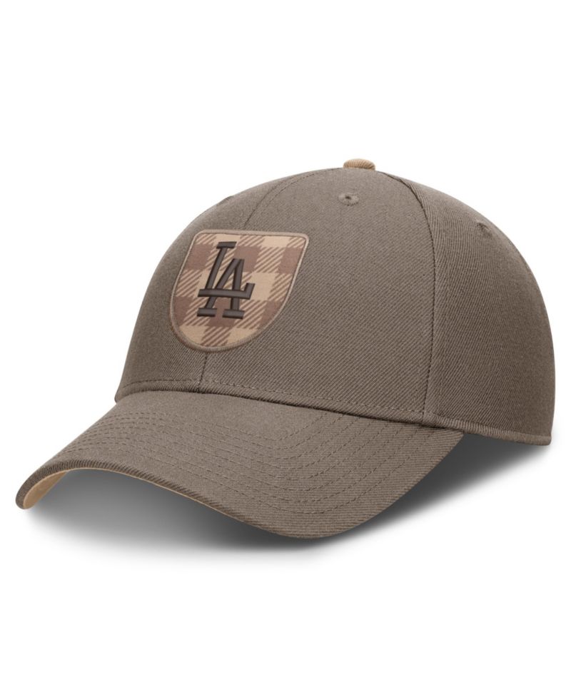 Men's Brown Los Angeles Dodgers Statement Rise Adjustable Hat