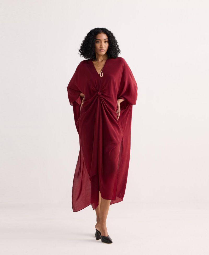 Women's Front twist Kaftan Dress