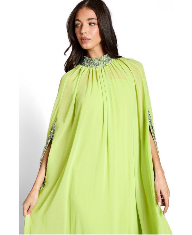 Women's Muse Chiffon Cape Dress