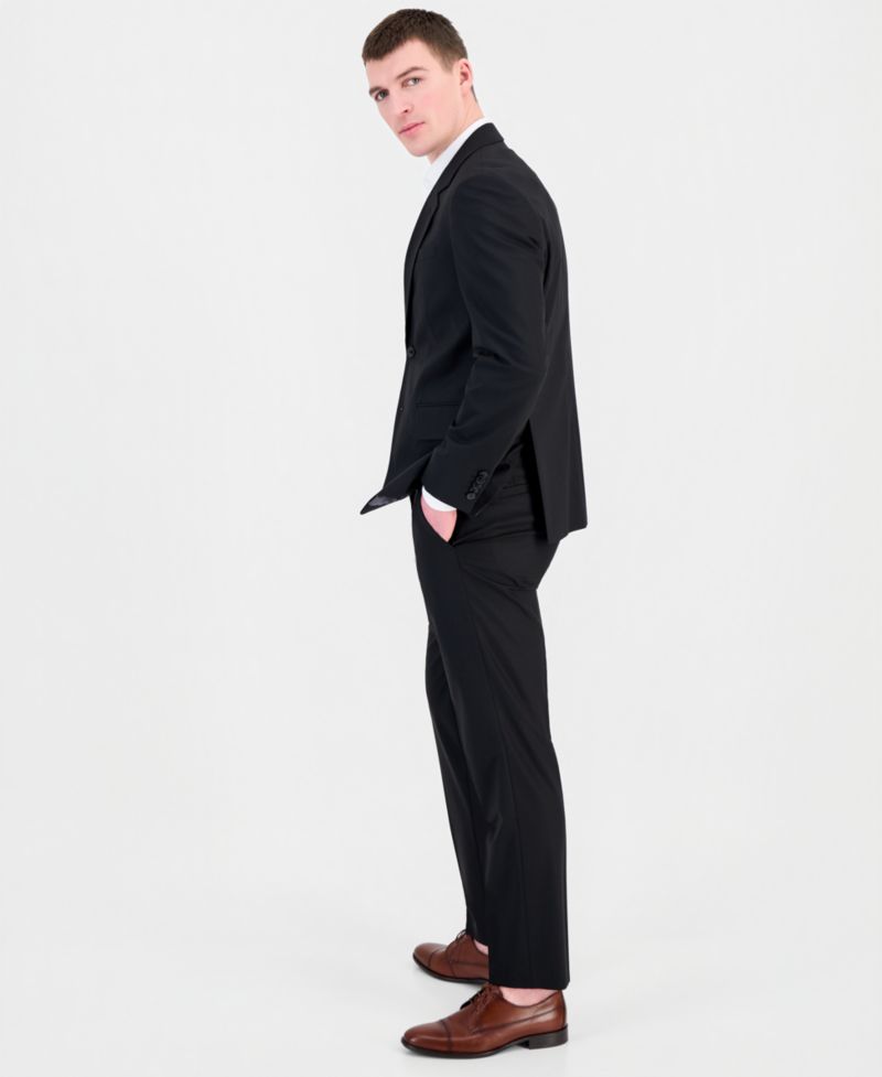 Men's Modern-Fit Wool Blend 2-Piece Suit