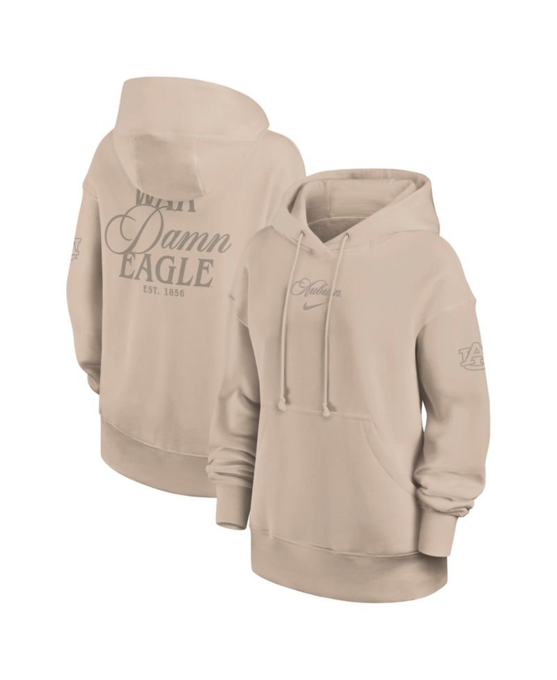 Women's Auburn Tigers Neutral Stance Phoenix Oversized Fleece Hoodie