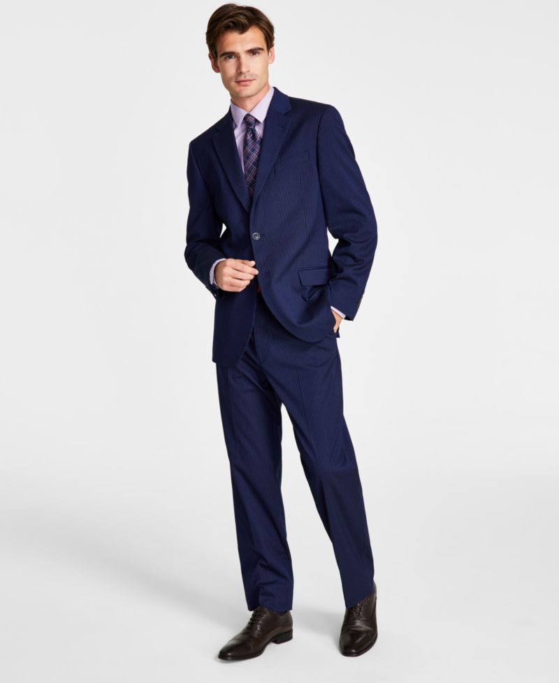 Men's Modern-Fit Bi-Stretch 2-Piece Suit