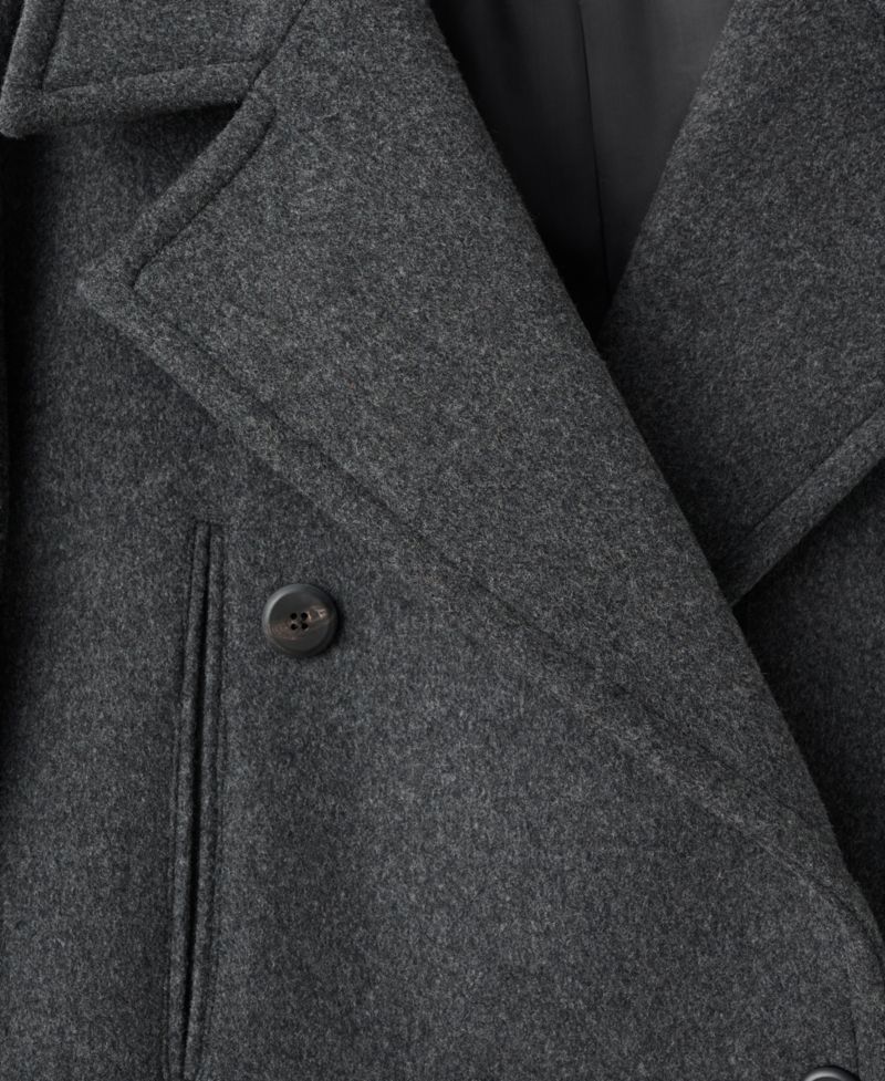 Women's Double-Breasted Wool Coat