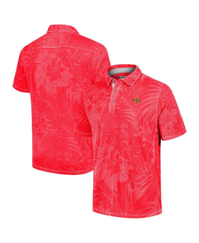Men's Cardinal Iowa State Cyclones Sport Santiago Paradise Polo Shirt