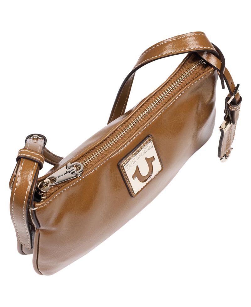 Crinkle Finish Shoulder Bag