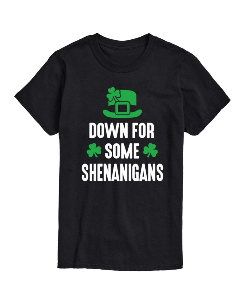Men's St Patrick's Down For Shenanigans Short Sleeve T-Shirt