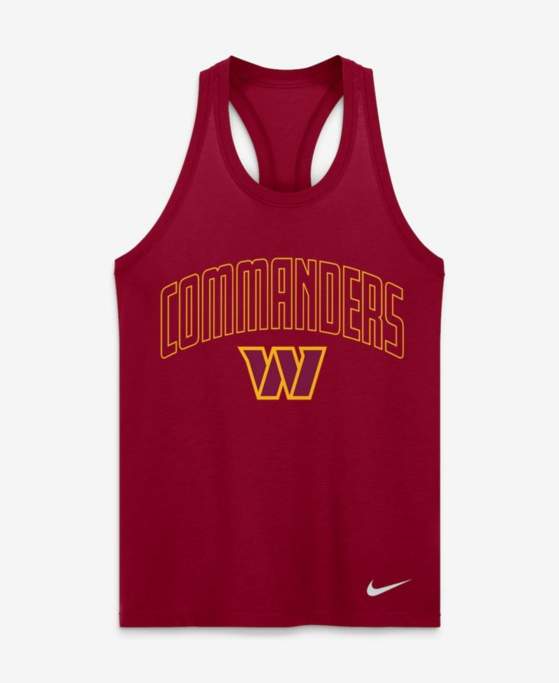 Women's Burgundy Washington Commanders Primetime Tri-Blend Dri-FIT Tank Top