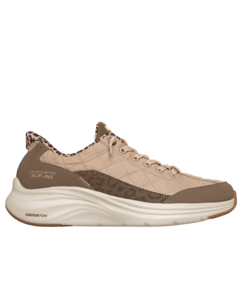 Slip-Ins Women's Contour Foam - Cozy Fit - Leopard Dream Lifestyle Sneakers from Finish Line
