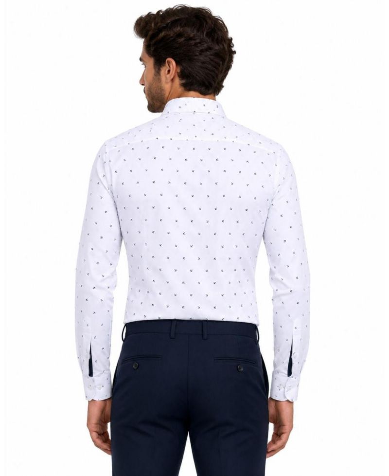 Men's Slim Fit Stylish Button-Down Shirt