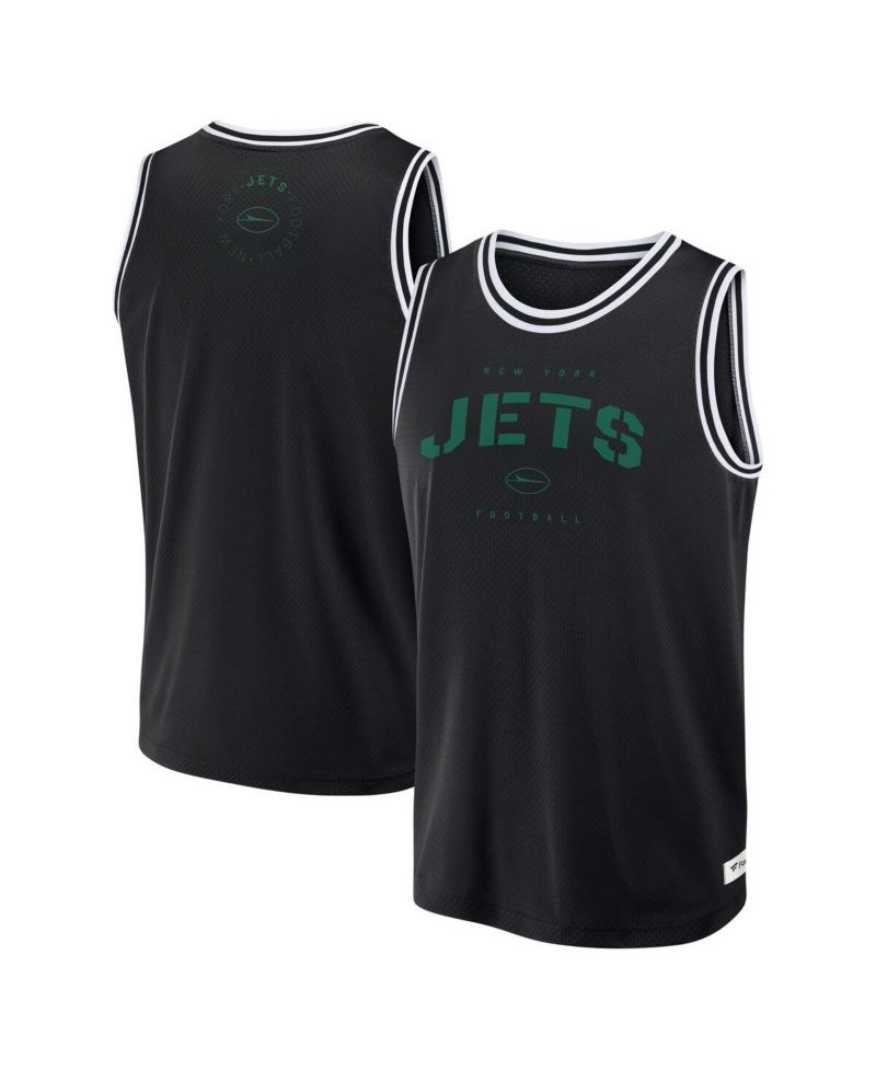 Men's Black New York Jets Elements Future Ground Jersey Tank Top