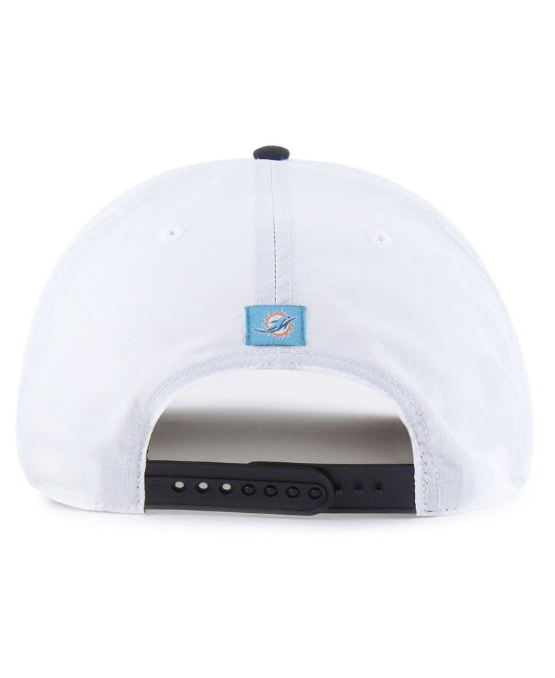 Men's White/Black Miami Dolphins Suburbia Hitch Two-Tone Adjustable Hat