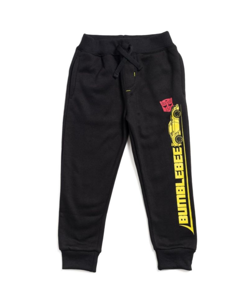 Little Boys Optimus Prime Bumblebee Fleece 2 Pack Pants