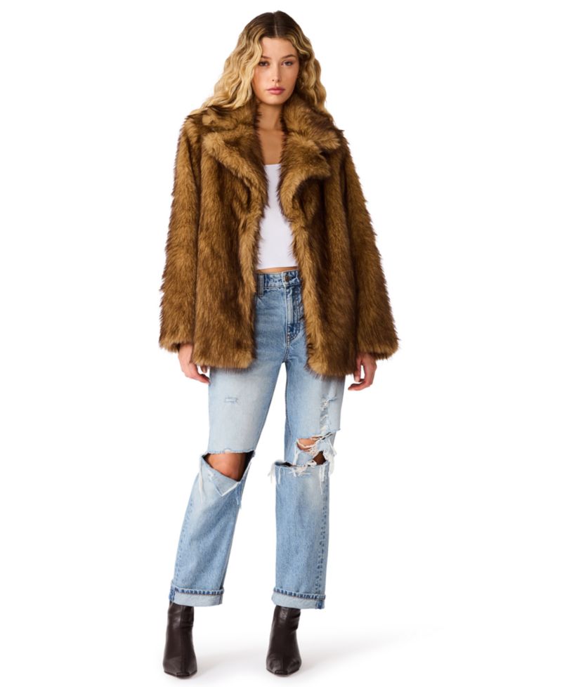 Women's Kindra Insulated Faux Fur Coat