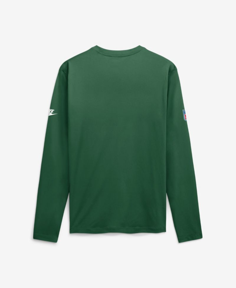 Men's Green New York Jets Legend Small Logo Dri-FIT Long Sleeve T-Shirt
