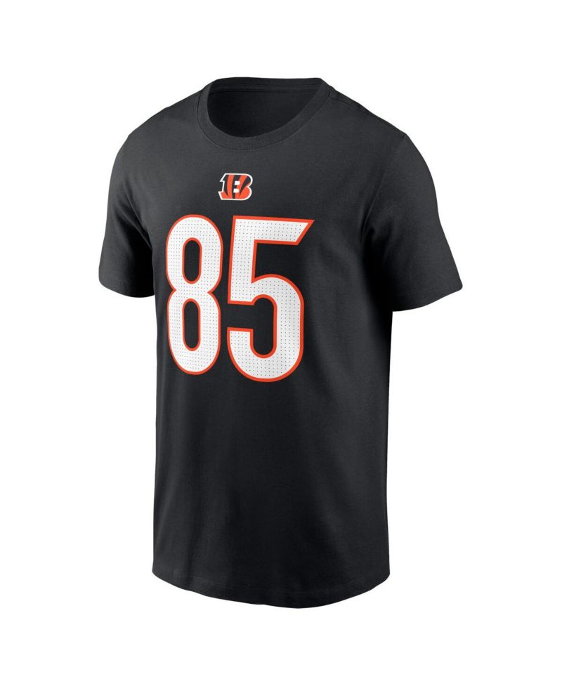 Men's Chad Johnson Black Cincinnati Bengals Retired Player Name & Number T-Shirt