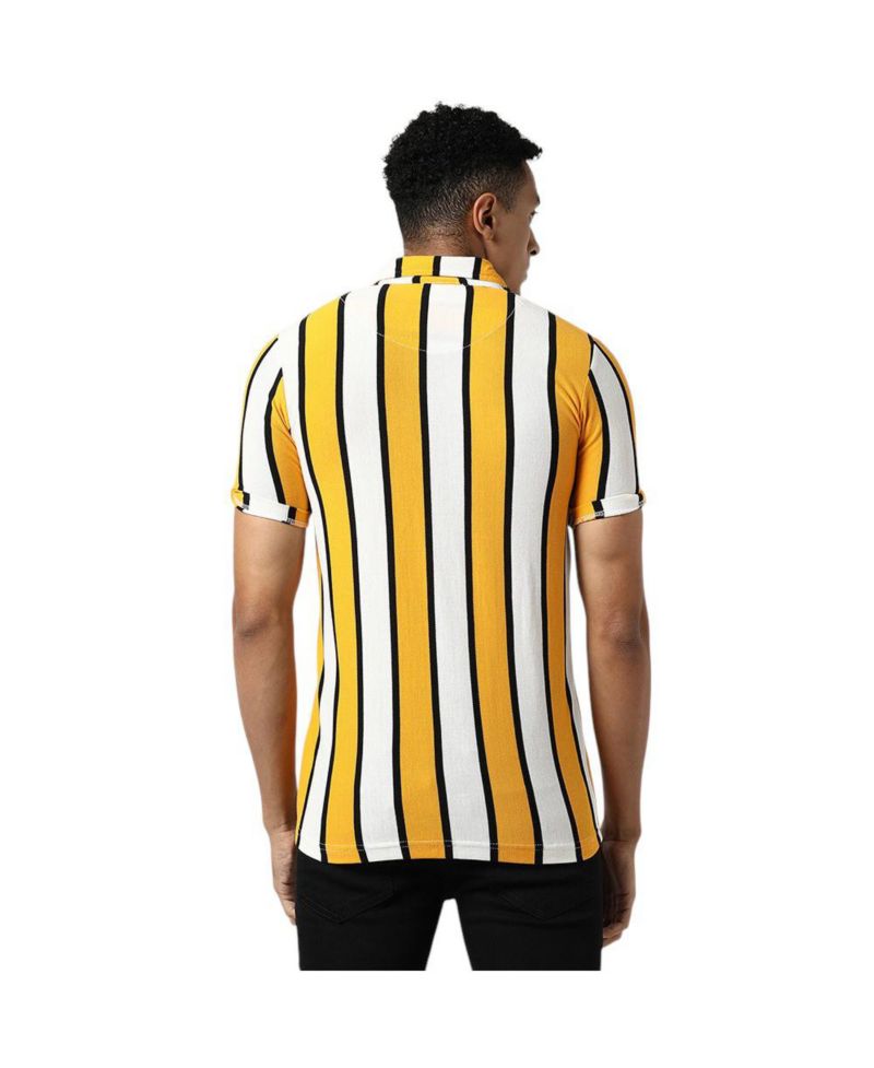 Men's Dramatic Striped Shirt