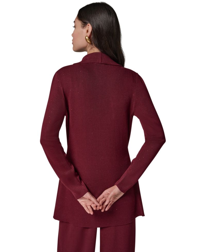 Women's Wrap Long-Sleeve Tie-Front Cardigan