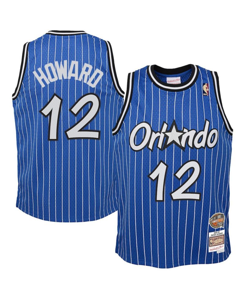 Big Boys and Girls Dwight Howard Blue Orlando Magic 2004/05 Hardwood Classics Swingman Jersey