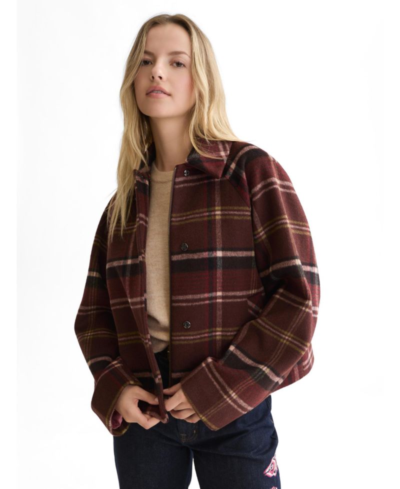 Women's Checked Short Jacket