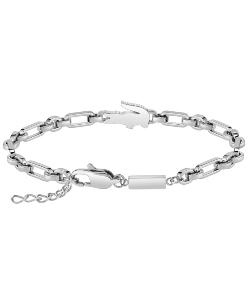 Men's Green Enamel Crocodile Adjustable Bracelet