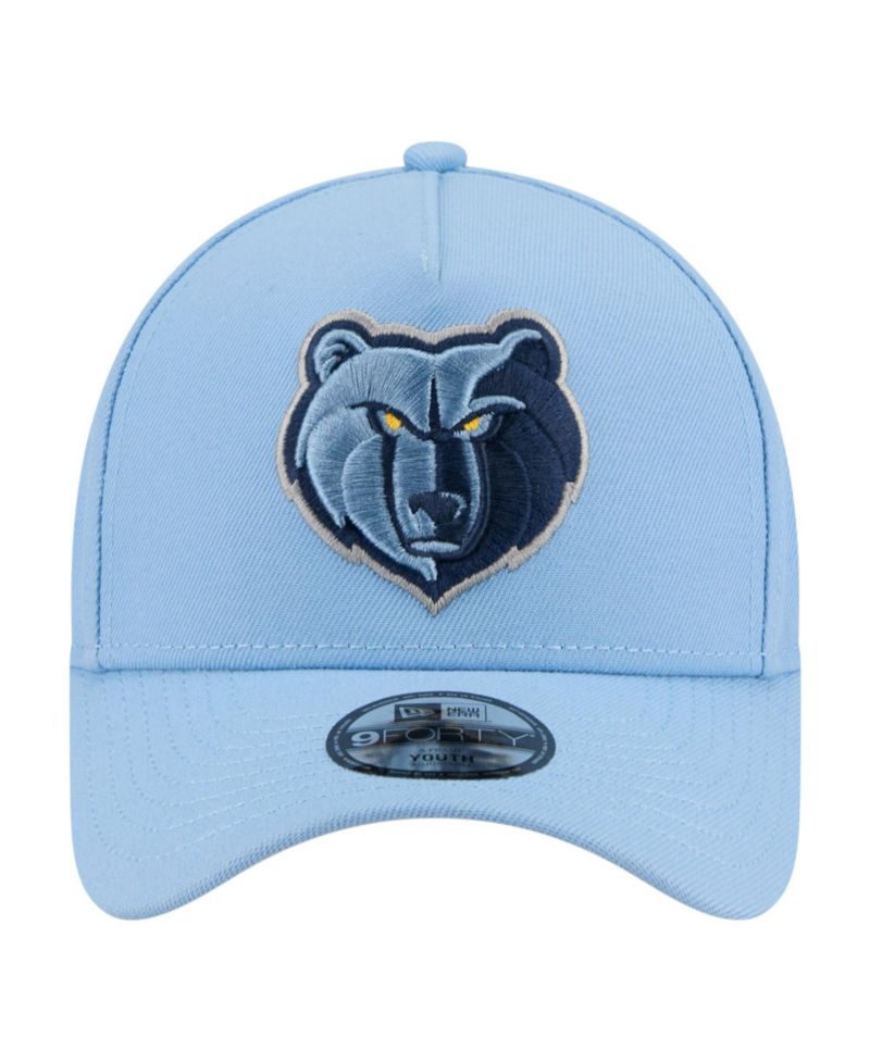 Big Boys and Girls Light Blue Memphis Grizzlies 9FORTY A-Frame Adjustable Hat