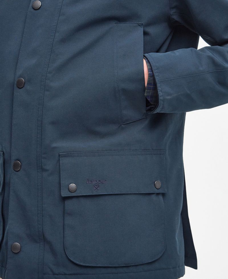 Men's Ashby Waterproof Hooded Wax Jacket