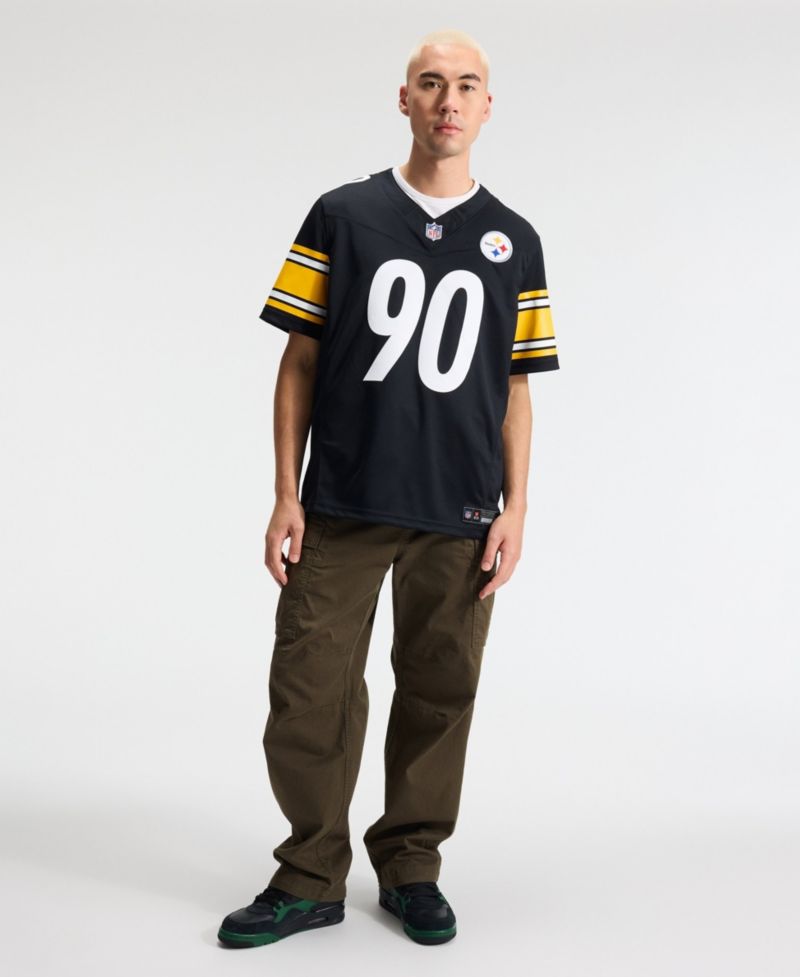 Men's T.J. Watt Black Pittsburgh Steelers Vapor F.U.S.E. Stitched Limited Jersey