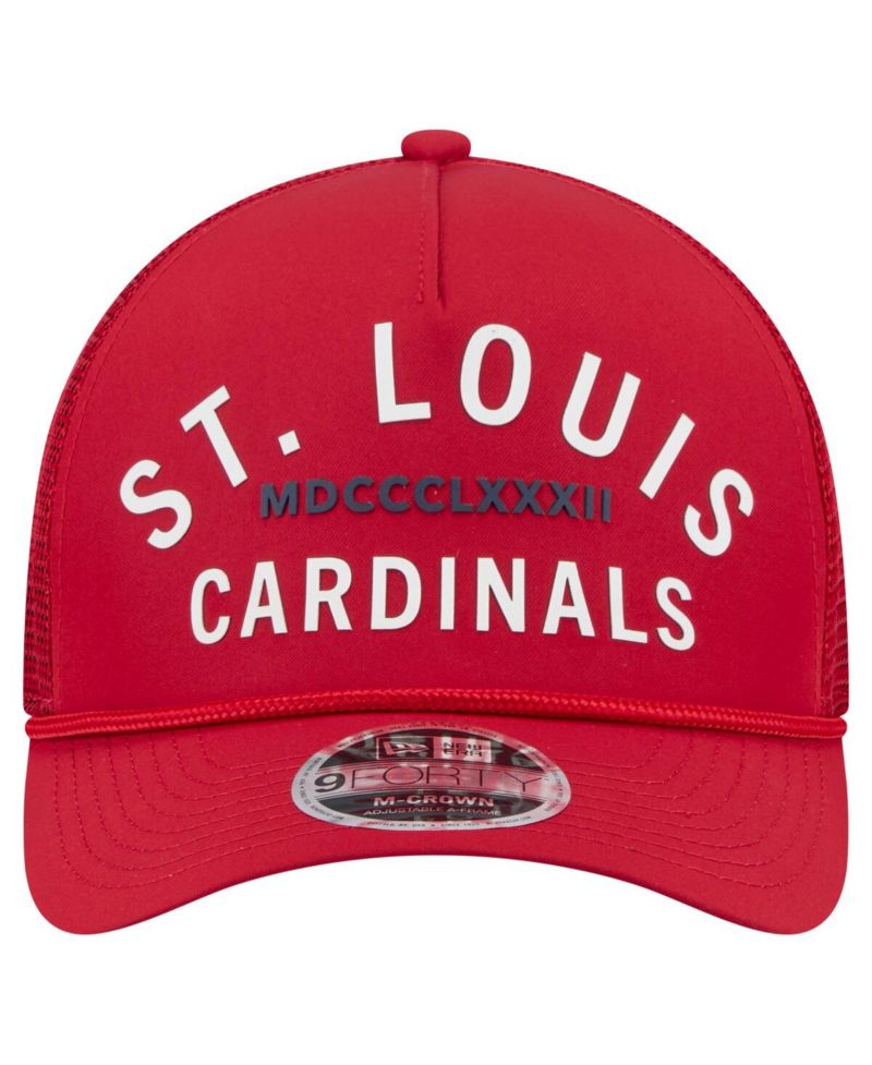 Men's Red St. Louis Cardinals Minimalist 9FORTY A-Frame Adjustable Hat