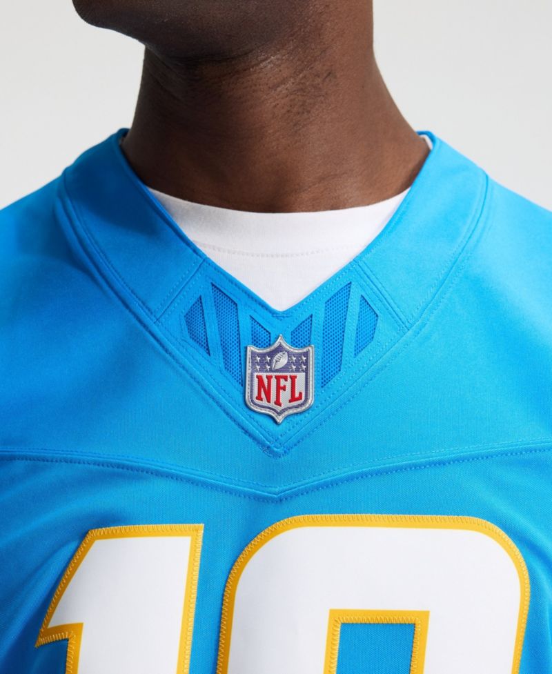 Men's Justin Herbert Powder Blue Los Angeles Chargers Vapor F.U.S.E. Stitched Limited Jersey