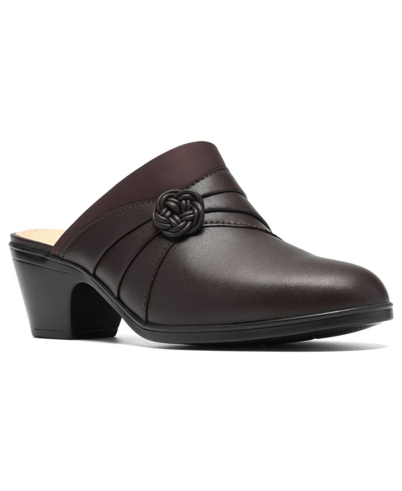 Women's Emily2 Eliza Block Heel Leather Mules