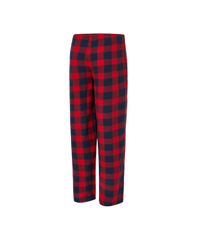 Women's Navy/Red LA Clippers Avondale T-Shirt and Pants Flannel PJ Set