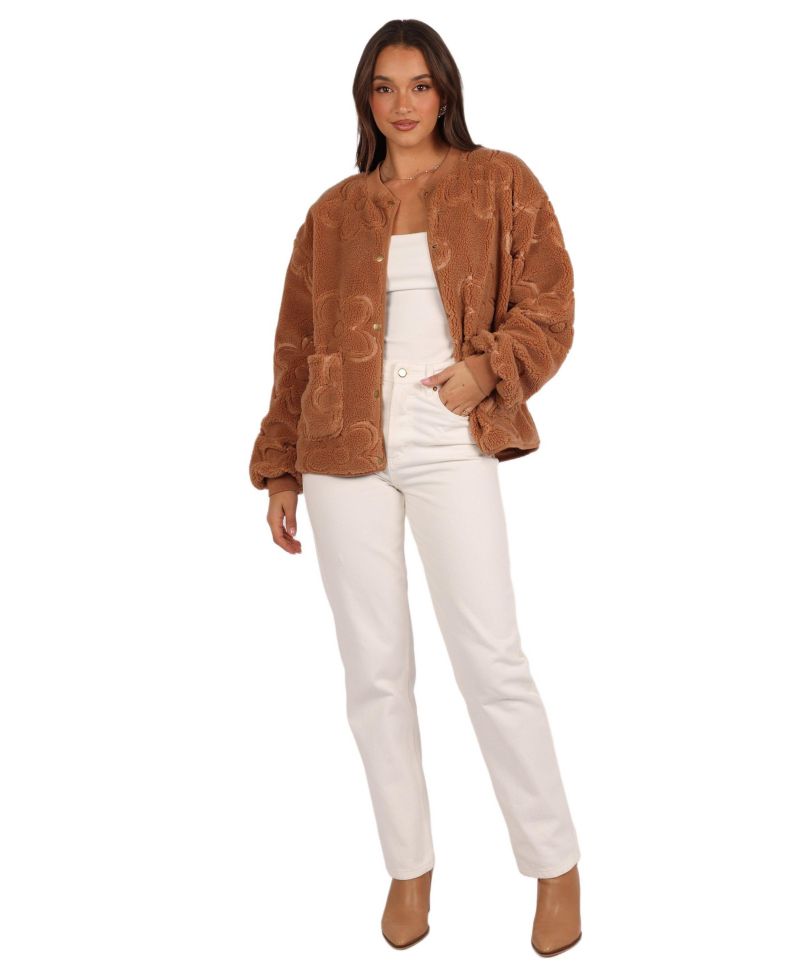 Women's Lasky Flower Pattern Button Down Jacket