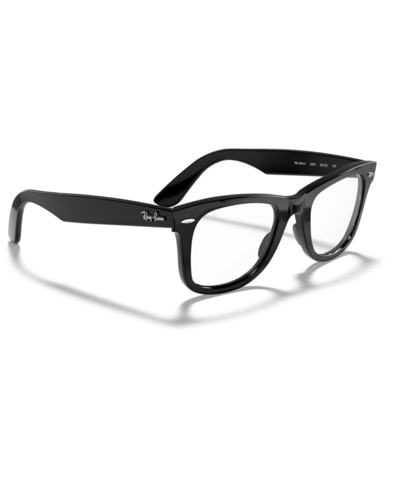 Unisex Square Plastic RB4340V Wayfarer Ease Optics Eyeglasses