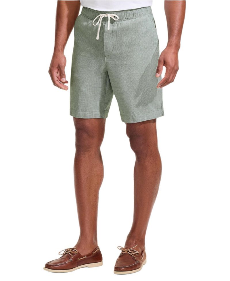 Men's 9" Linen Blend Pull On Deck Short