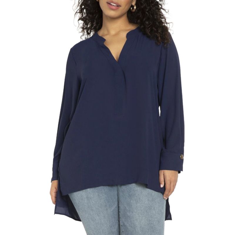 Women's Mandarin Collar Tunic