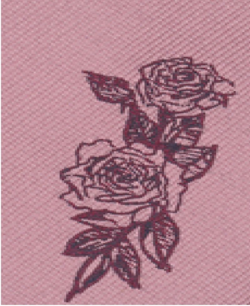 Women's La Femme Rose Pattern Necktie