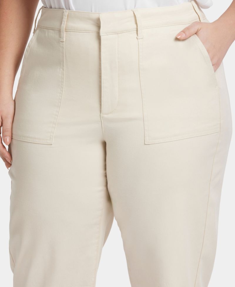 Plus Size Utility Relaxed Straight Leg Pants